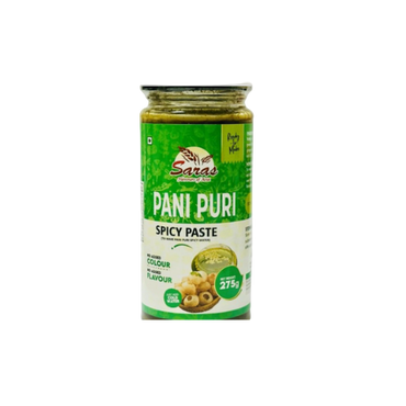 Saras Pani Puri Chutney 275g x 2 – Tangy Indian Chutney for Golgappa & Puchka